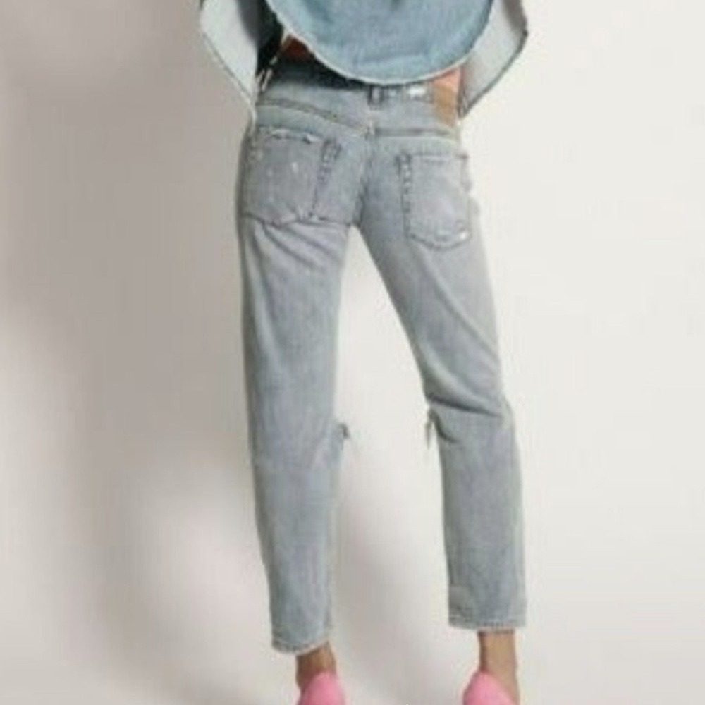 One Teaspoon Awesome Baggies in Montana Blue distressed jeans Size 27 NIB - Picture 5 of 5